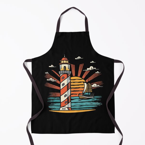 Item preview, Vintage colors sunset and Lighthouse designed and sold by desinganddecor.