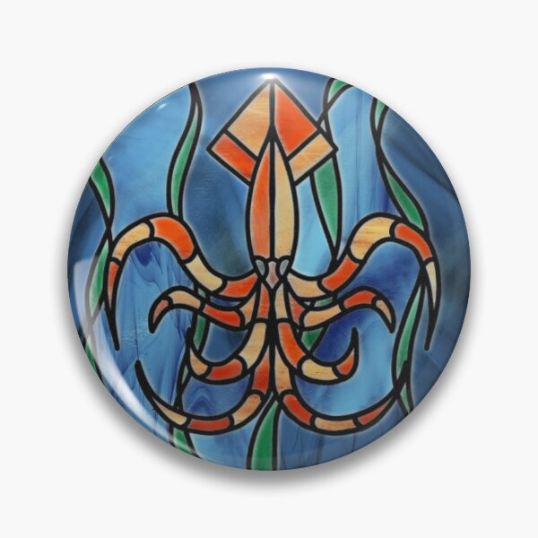 Item preview, Squid glasswork designed and sold by Andy Maffo Makes Art.