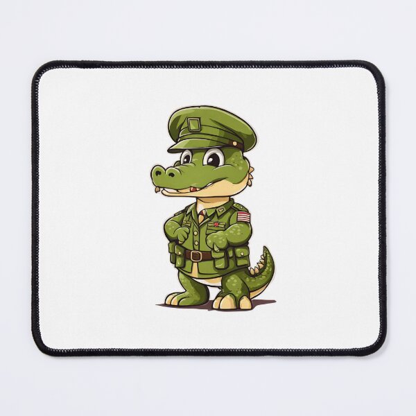 Item preview, Alligator Soldier In Army Uniform Classic designed and sold by Majestic Paws.