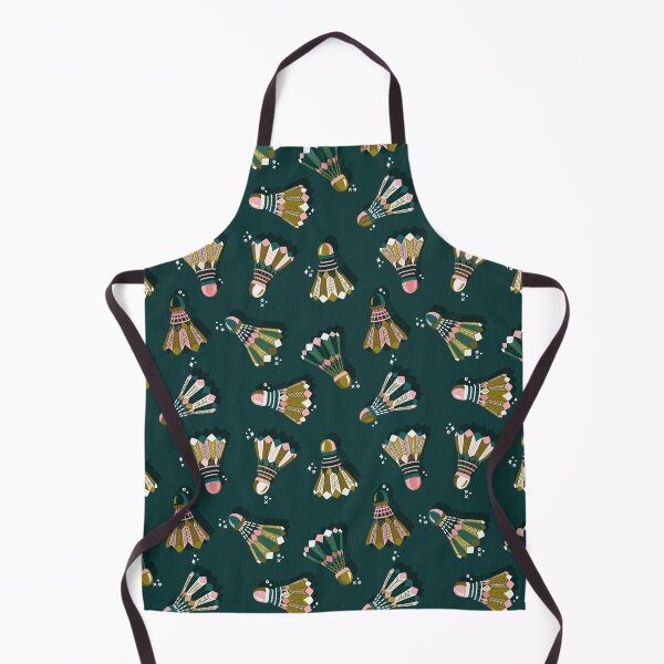 Item preview, Badminton Birdies – Teal & Blush on Teal designed and sold by Cat Coquillette.