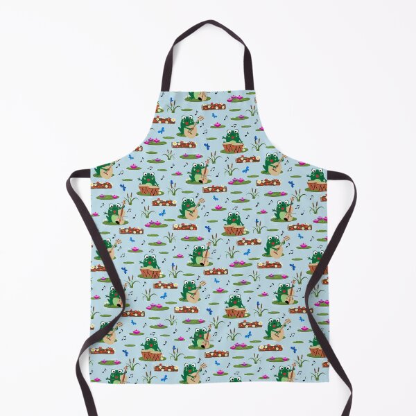 Item preview, Musical Frogs Playing Instruments on Lily Pads designed and sold by VintageStyle.