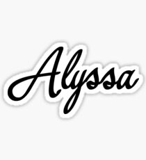 Alyssa Sticker
