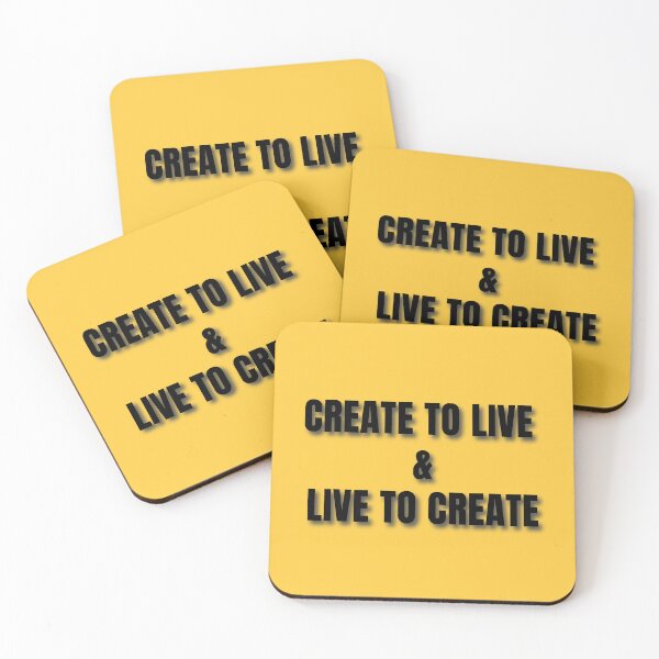 Item preview, (BF) Create to live, and live to create. designed and sold by greatvibes4u.