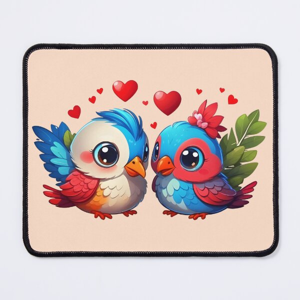 Item preview, Cute #Birds Couple, Forever Together, Birds And Love, Valentines Day, Romantic, Cute Birds, Bird. designed and sold by deluxelion.