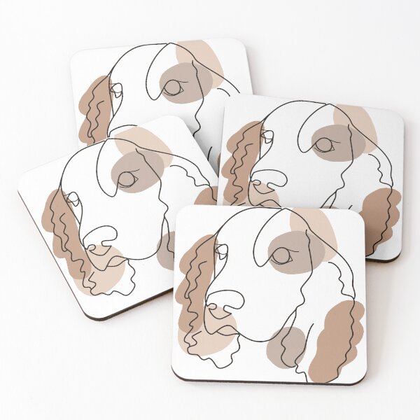 Item preview, line art Spaniel lover designed and sold by hemp3x.