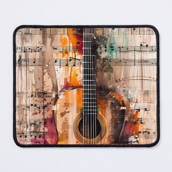 Item preview, "Guitar Notes in Harmony" designed and sold by Art-Vortex-fr.