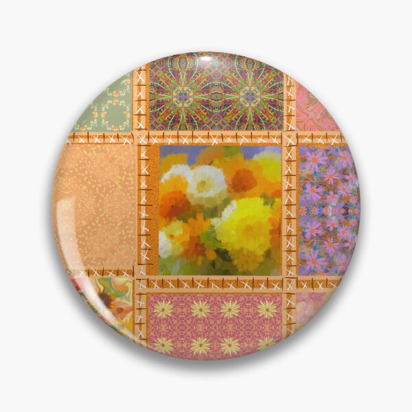 Item preview, Apricot coloured pattern designed and sold by Flowersonstuff.