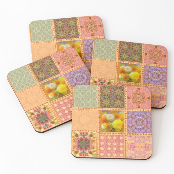 Item preview, Apricot coloured pattern designed and sold by Flowersonstuff.