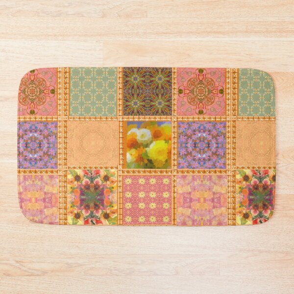 Item preview, Apricot coloured pattern designed and sold by Flowersonstuff.