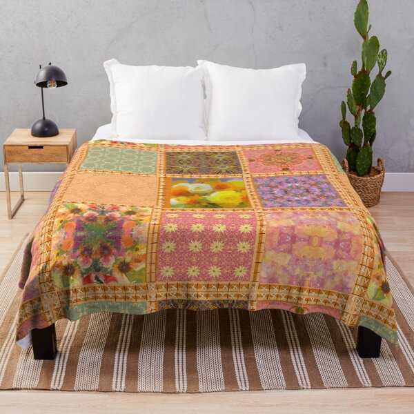 Item preview, Apricot coloured pattern designed and sold by Flowersonstuff.