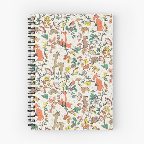 Item preview, CUTE WOODLAND ANIMAL PATTERN designed and sold by THE PRINTED SQUARE STUDIO.