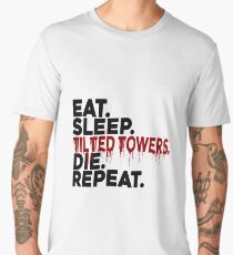 Eat Sleep Tilted Towers v2 Men's Premium T-Shirt