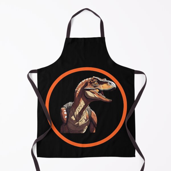 Item preview, Raptor in Black Circle with Orange Border designed and sold by FlutterByH.