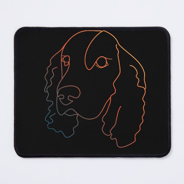 Item preview, Colorful Line art Spaniel designed and sold by hemp3x.