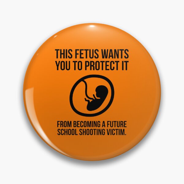 Item preview, Fetus against school shootings  designed and sold by Rachel the Artist .