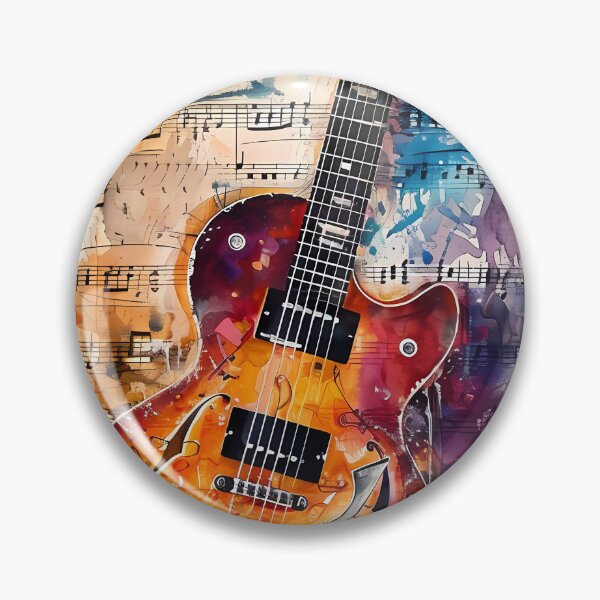 Item preview, "Guitar Notes in Harmony" designed and sold by Art-Vortex-fr.