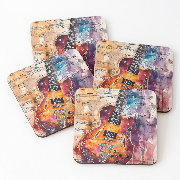 Item preview, "Guitar Notes in Harmony" designed and sold by Art-Vortex-fr.