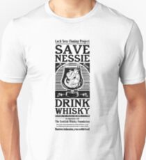 Save Nessie, Drink Whisky! Unisex T-Shirt