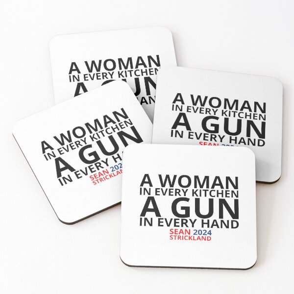 Item preview, A Woman In Every Kitchen A Gun In Every Hand designed and sold by ARTX4ART.