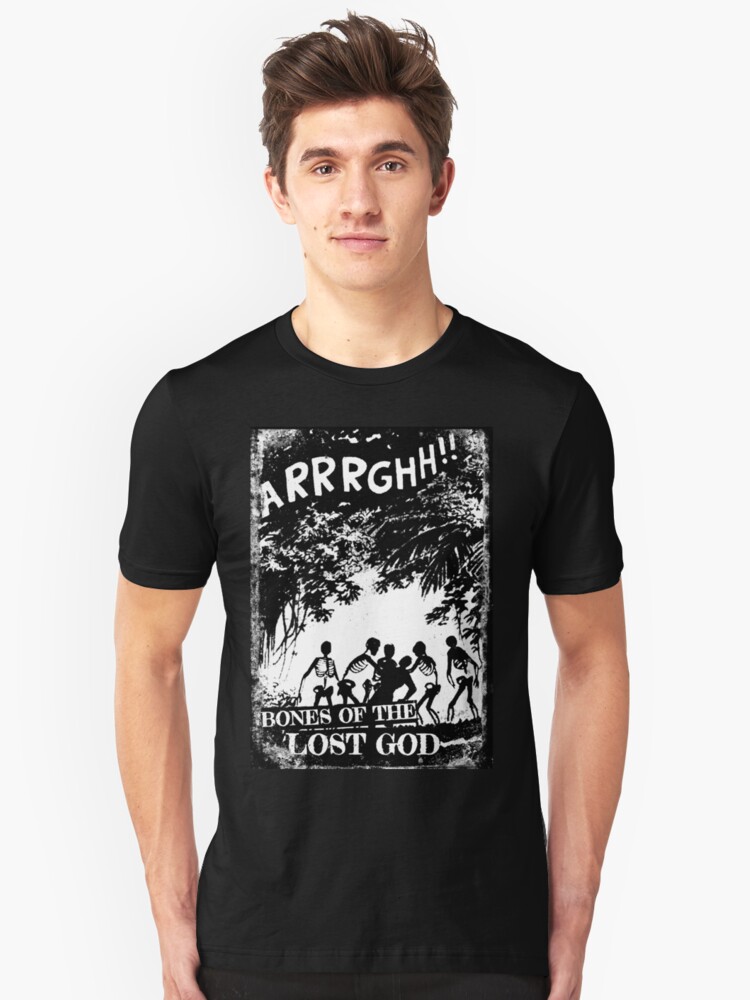 Alternate view of Arrrghh!! a BONES of the LOST GOD t-shirt Slim Fit T-Shirt