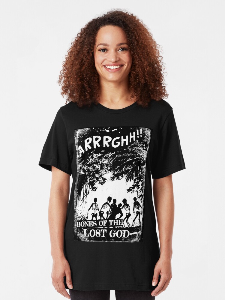 Alternate view of Arrrghh!! a BONES of the LOST GOD t-shirt Slim Fit T-Shirt