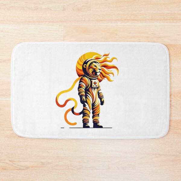Item preview, Cosmic Lion Astronaut - Mane Among the Stars designed and sold by SADStyleDesigns.