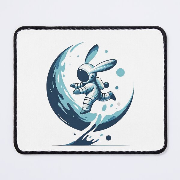Item preview, Moongazing Hare Astronaut - Lunar Leaps and Bounds designed and sold by SADStyleDesigns.