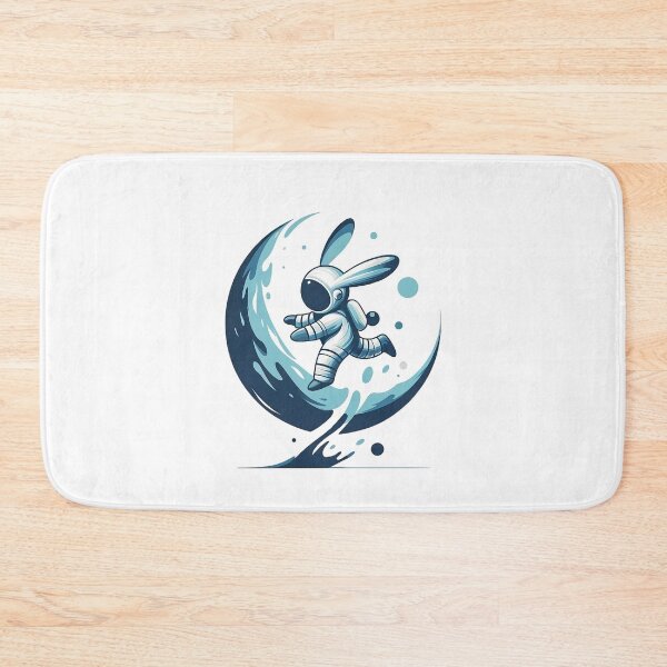 Item preview, Moongazing Hare Astronaut - Lunar Leaps and Bounds designed and sold by SADStyleDesigns.