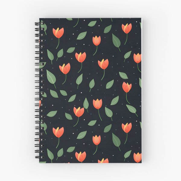 Item preview, Cartoon style tulip flower seamless pattern designed and sold by varinchai.