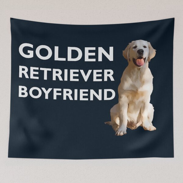 Item preview, Golden Retriever Boyfriend designed and sold by Lakeric Cityscapes.