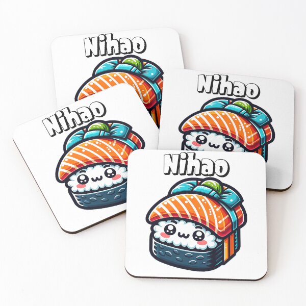 Item preview, Adorable and Cute Japanese Sushi Deisgn designed and sold by Bilalicia.