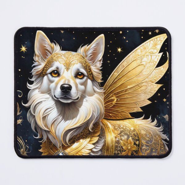 Item preview, Golden Pearl Dog Portrait designed and sold by cyberartstudiox.