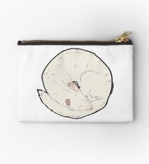 Curled Ferret - Albino Studio Pouch