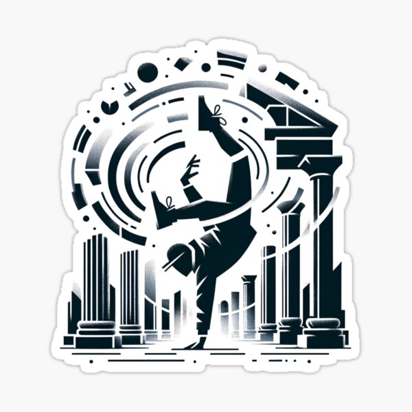Item preview, Urban Rhythms: Breakdancer Amongst Ancient Ruins designed and sold by SADStyleDesigns.