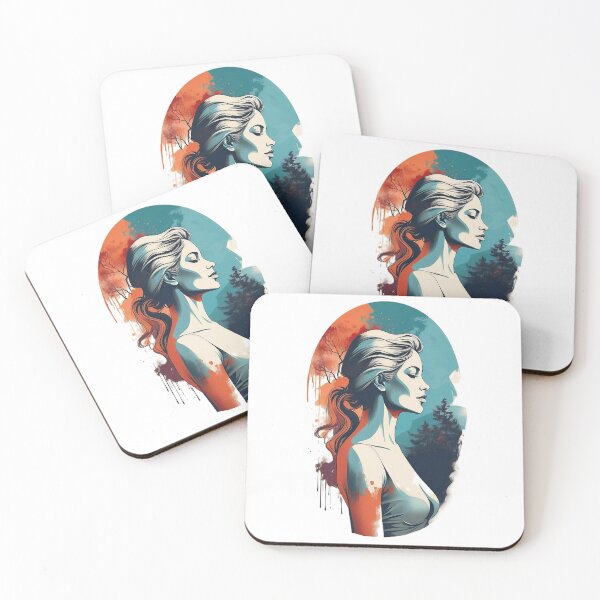 Item preview, silueta de mujer empoderada de perfil designed and sold by BladiWear.