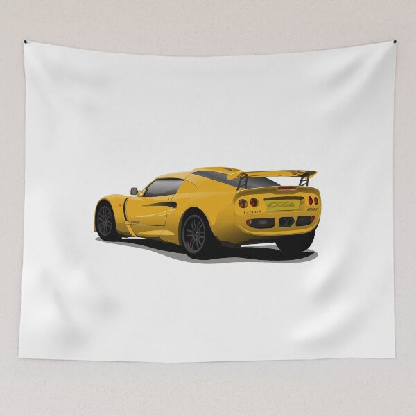 Item preview, Mustard Yellow Sports Car S1 designed and sold by Steve Kidd Art.