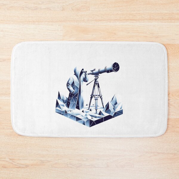 Item preview, Icebound Observer: Astronomer in Crystal Observatory designed and sold by SADStyleDesigns.