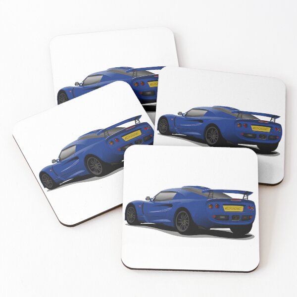 Item preview, Azure Blue Sports Car S1 designed and sold by Steve Kidd Art.