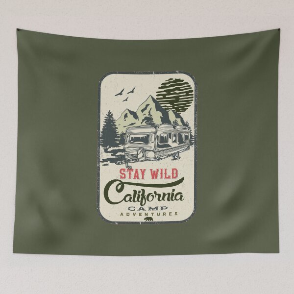 Item preview, Stay Wild California Camp Adventures designed and sold by Chonguissa Fashion.