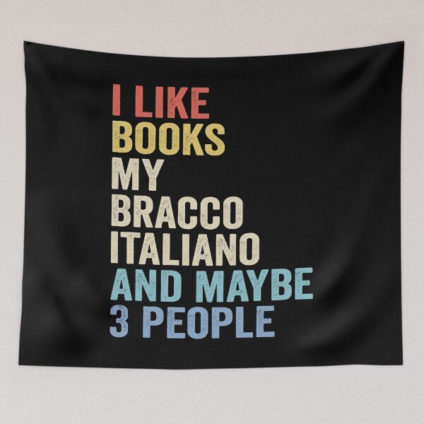 Item preview, Bracco italiano Dog Lover Gift - Cute Book Dogs Lover - Bookish Dog Fans designed and sold by vzrnmichsudops.