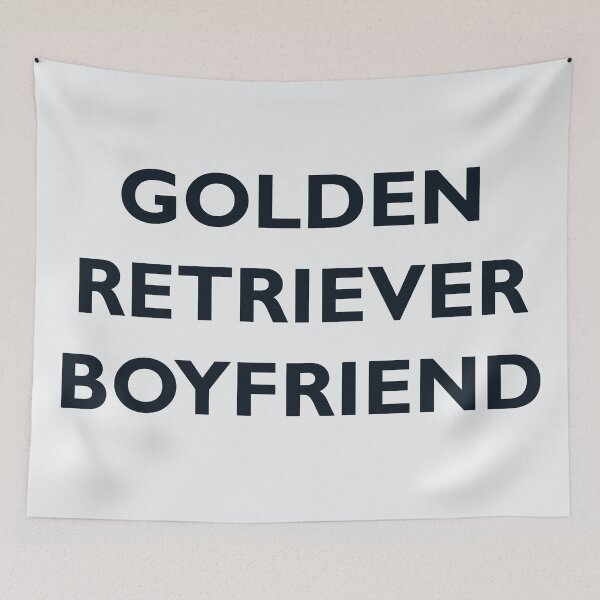 Item preview, Golden Retriever Boyfriend designed and sold by Lakeric Cityscapes.