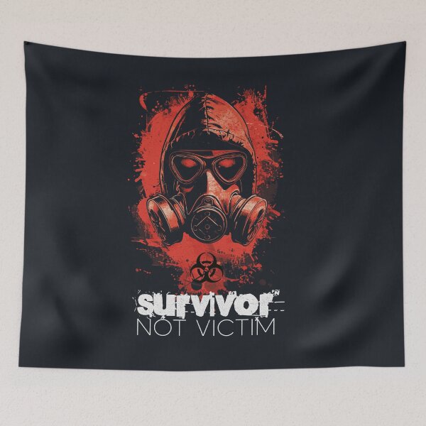 Item preview, Resilience Anthem - SURVIVOR NOT VICTIM designed and sold by Sir Meow Meow.