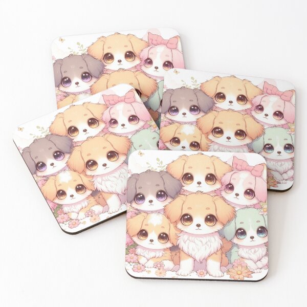 Item preview, Lovely Puppy in Kawaii Style designed and sold by messoo ⭐⭐⭐⭐⭐.