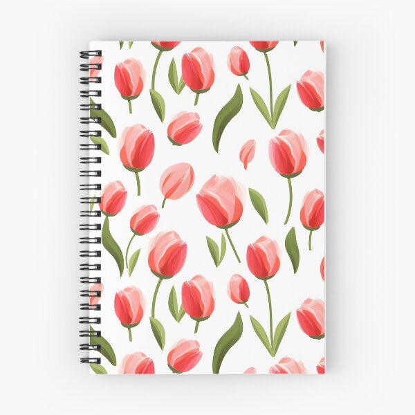 Item preview, Cartoon style tulip flower seamless pattern designed and sold by varinchai.