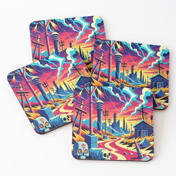 Item preview, Ghost Town,Journey through the Spectral Remnants designed and sold by AgarutanPrint.