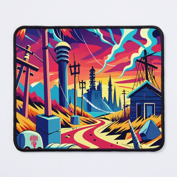 Item preview, Ghost Town,Journey through the Spectral Remnants designed and sold by AgarutanPrint.