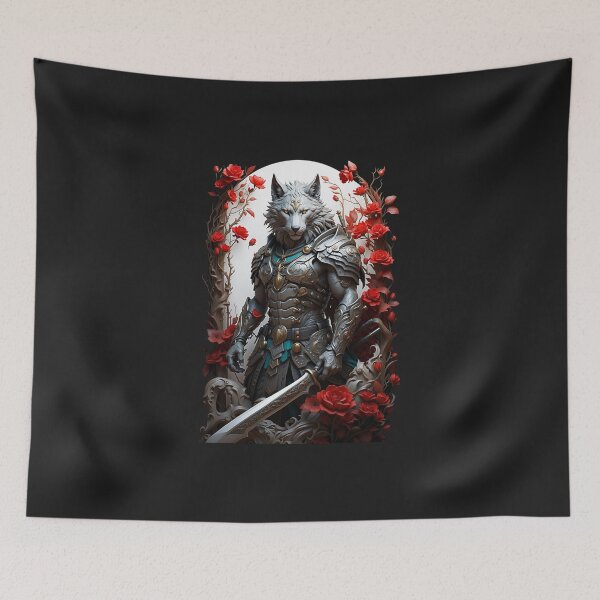 Item preview, Warrior wolf Graphic designed and sold by Visual Stimulus.