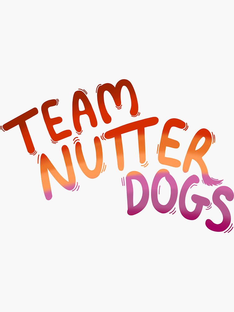 Thumbnail 3 of 3, Sticker, Team Nutter Dogs classic - stickers designed and sold by Nutterdogs.