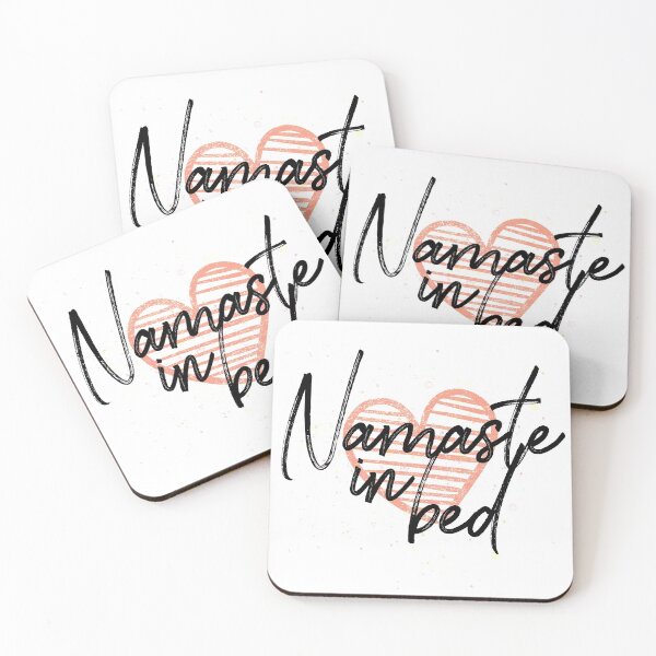 Item preview, Namaste in bed - Yoga slogan designed and sold by Bebichic.