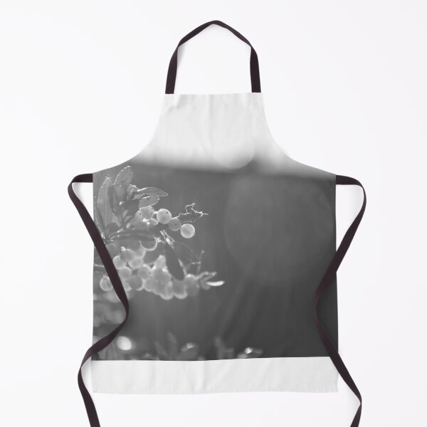 Item preview, Bokeh de bayas de acebo blanco y negro en invierno designed and sold by FoxGlove5.